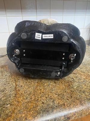 1ft Tall Light Up Flaming Skeleton Halloween Decoration