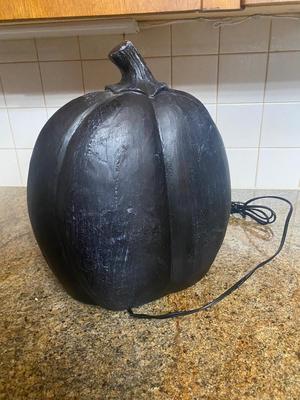 1ft Tall Light Up Flaming Skeleton Halloween Decoration