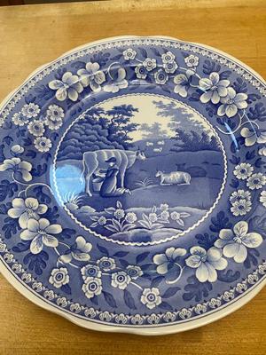 Two Spode “The Blue Room Collection” Plates