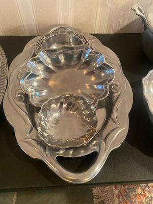 Large Lot of Wilton Armetale Serveware