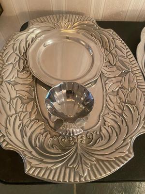 Large Lot of Wilton Armetale Serveware