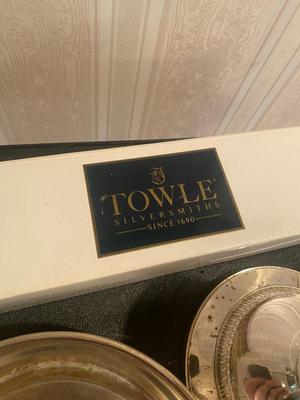 Large Lot of Silverplate/ Pewter/ Aluminum Serveware