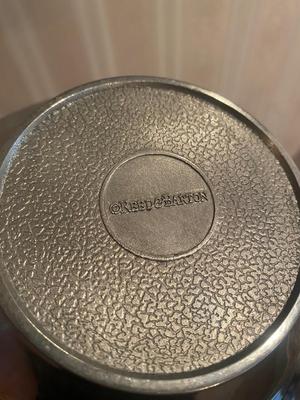 Large Lot of Silverplate/ Pewter/ Aluminum Serveware