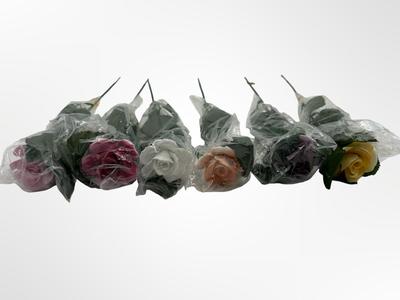 Capodimonte Porcelain Roses - Set of 6