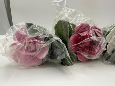 Capodimonte Porcelain Roses - Set of 6