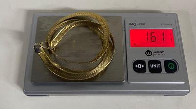 14k Gold Necklace 16.11 grams