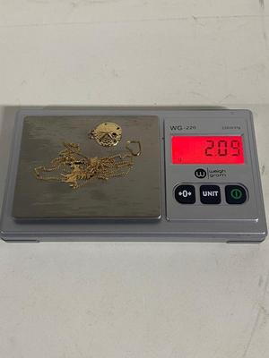 14k Gold Charm Bracelet 2.09 grams