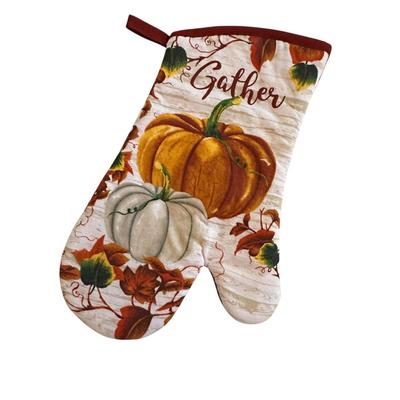Sale Photo Thumbnail #26: Thanksgiving / Autumn Table Decor
 Table Runners 68" (thick and gold sparkly) and 80" (cotton)
8 brown floral cloth napkins
Set of 4 matching fabric tablecloths and napkins
Gather kitchen mitt