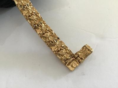 Plated Chunky Nugget Bracelet