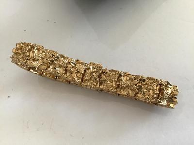 Plated Chunky Nugget Bracelet