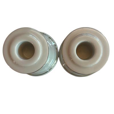 Sale Photo Thumbnail #101: 2 Holiday Candle Holders by Shibata Fine Porcelain Japan- excellent condition, 2 1/2" tall