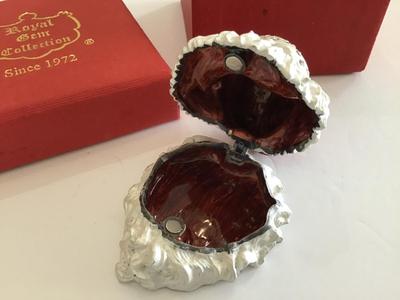 Enamel Santa Vintage Trinket Box