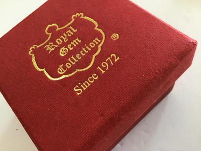 Enamel Santa Vintage Trinket Box