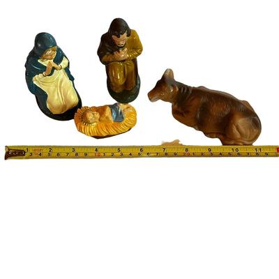 Sale Photo Thumbnail #106: Nativity Pieces (4) Made in Germany, resin