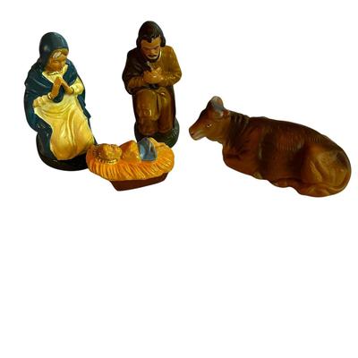 Sale Photo Thumbnail #105: Nativity Pieces (4) Made in Germany, resin