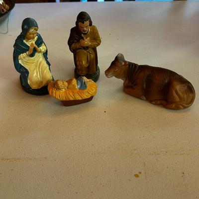 Sale Photo Thumbnail #109: Nativity Pieces (4) Made in Germany, resin