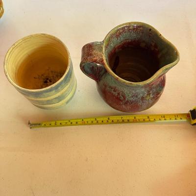 2 Handmade Pottery Pieces