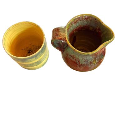 2 Handmade Pottery Pieces