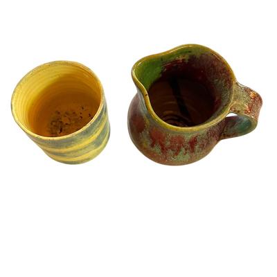 2 Handmade Pottery Pieces