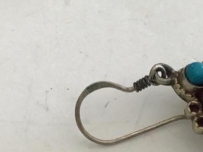 Vintage Silver Earrings Marked