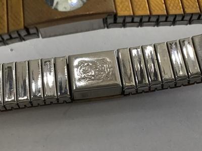 Vintage 1960 Rhinestone Band Bracelet