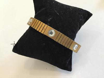 Vintage 1960 Rhinestone Band Bracelet