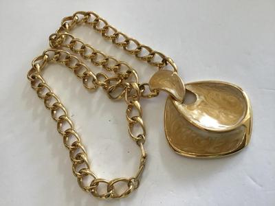 Napier Large Enamel Statement Necklace. Nice