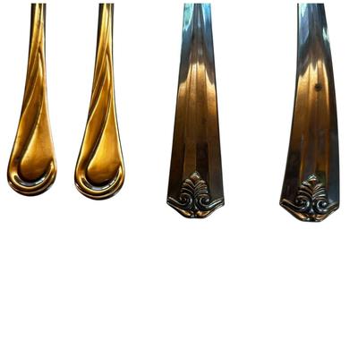 4 Serving Utensils, 2 Forks and 2 Lenox Spoons