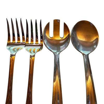 4 Serving Utensils, 2 Forks and 2 Lenox Spoons