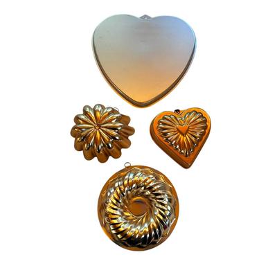 Hanging Metal Decor and Heart Shaped Wilton Cookie Pan