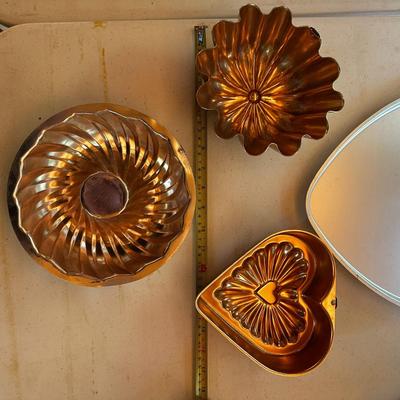 Hanging Metal Decor and Heart Shaped Wilton Cookie Pan