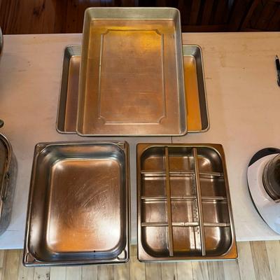 Lot of Large Cooking Pans