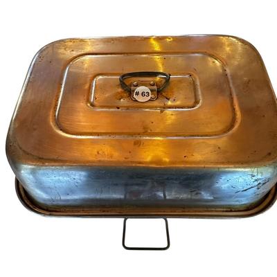Mirro Aluminum Roasting Pan with Lid & Rack