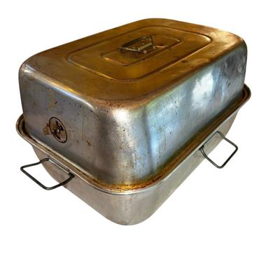 Mirro Aluminum Roasting Pan with Lid & Rack