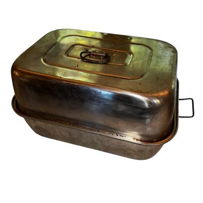 Mirro Aluminum Roasting Pan with Lid & Rack
