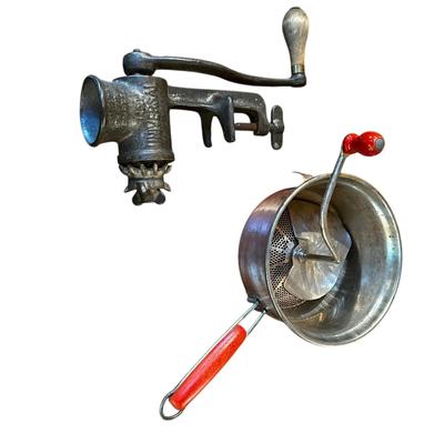 Vintage Meat Grinder and Ricer