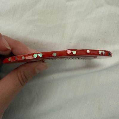 Japanese Hair Combs with Hand-painted Silk Parasol and More (LR-BM)