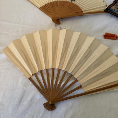 Japanese Hair Combs with Hand-painted Silk Parasol and More (LR-BM)