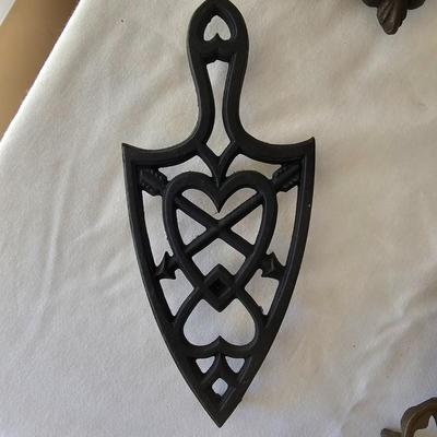 Collection of Cast Iron & Brass Trivets & More (LR-JS)