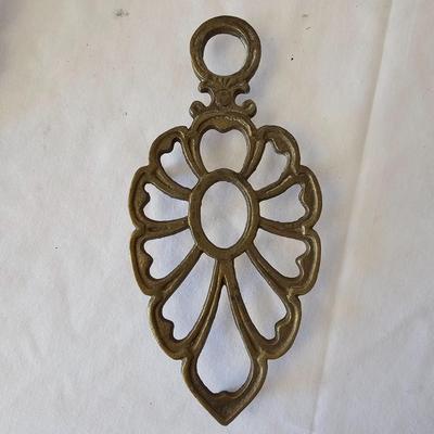 Collection of Cast Iron & Brass Trivets & More (LR-JS)