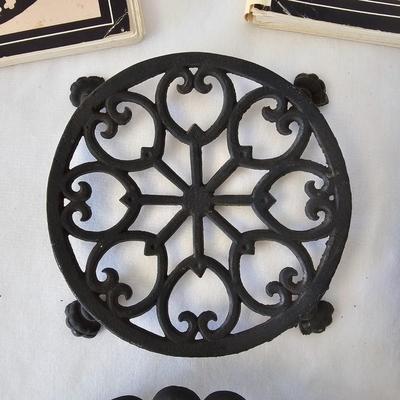 Collection of Cast Iron & Brass Trivets & More (LR-JS)