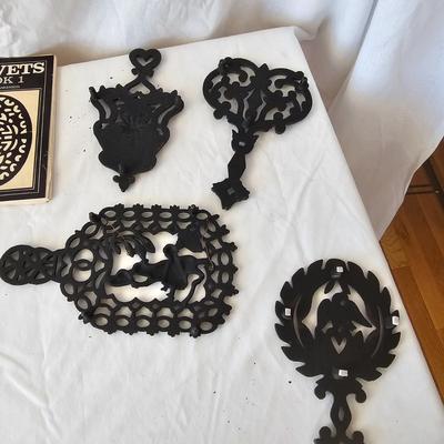 Collection of Cast Iron & Brass Trivets & More (LR-JS)
