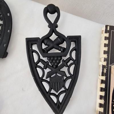 Collection of Cast Iron & Brass Trivets & More (LR-JS)