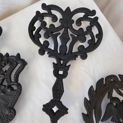 Collection of Cast Iron & Brass Trivets & More (LR-JS)