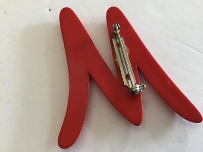 Monogram Brooch