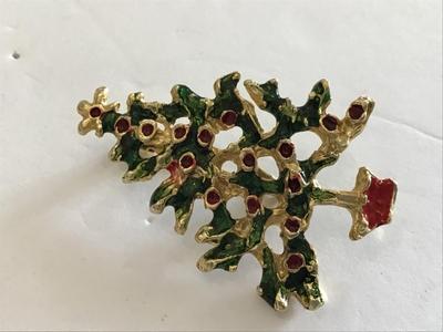 Vintage Holiday Brooch