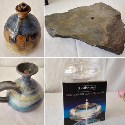 Natural & Ceramic Oil Candles & More (LR-JS)