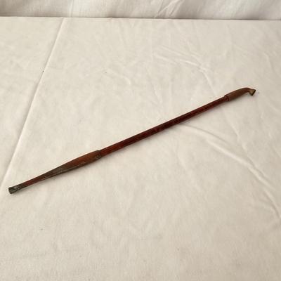 Japanese Brass Yatate Ink Pots, Kiseru Pipe & Meiji Era-Style Letter Opener (DR-JS)