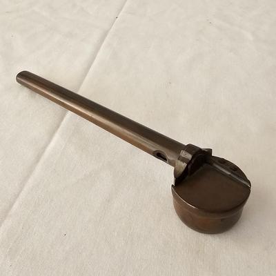 Japanese Brass Yatate Ink Pots, Kiseru Pipe & Meiji Era-Style Letter Opener (DR-JS)