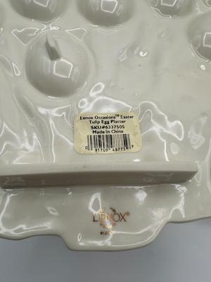 Lenox Easter Tulip Deviled Egg Serving Tray